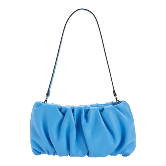 STAUD Handbags - STAUD Bean Leather Clutch, Blue, NWT